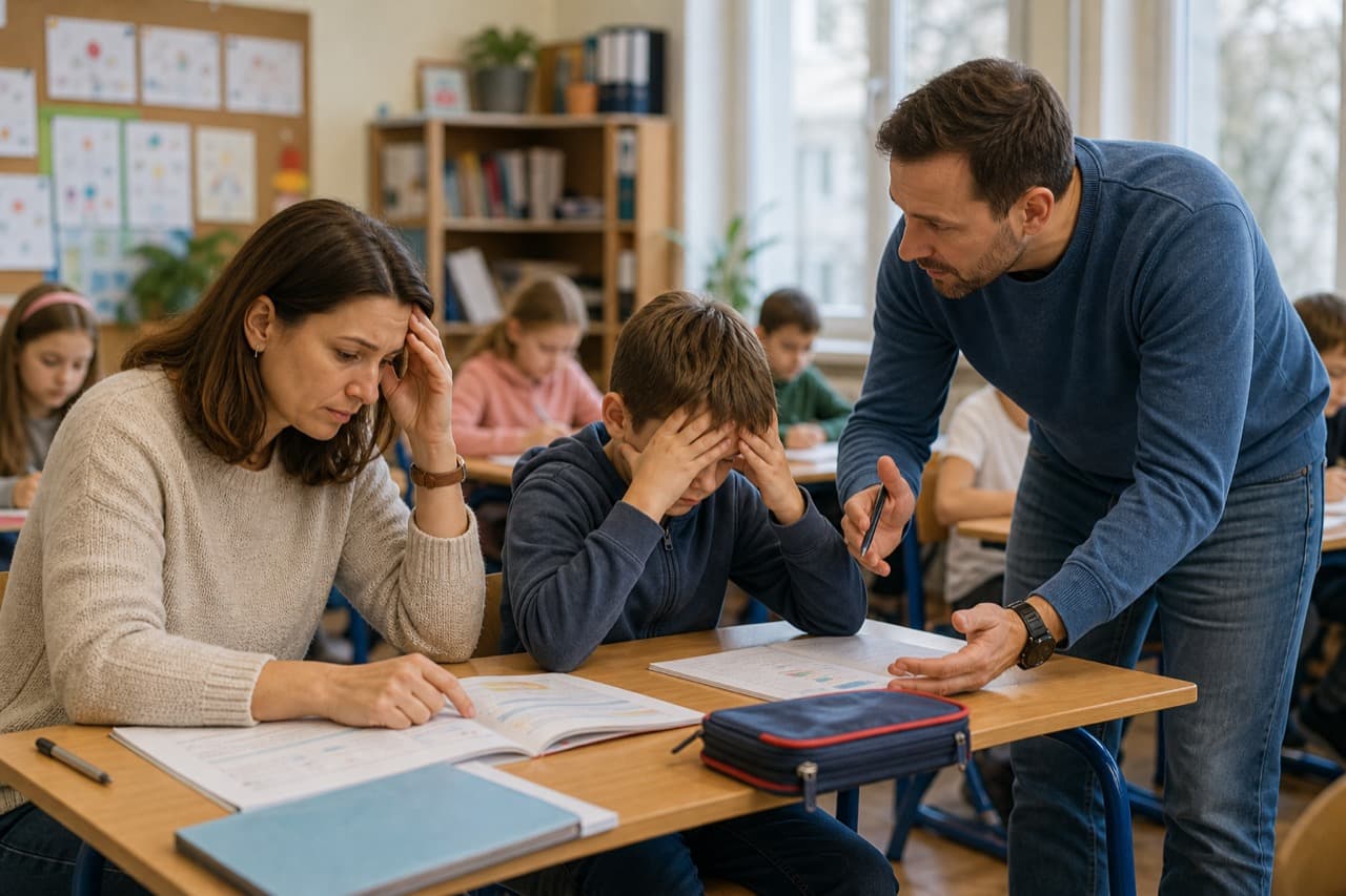 Kreslená ilustrace zaměstnanců a bezpečnostního školení